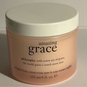 PHILOSOPHY AMAZING GRACE WHIPPED BODY CRÈME F/S 4 Oz. NEW IN SEALED JAR!